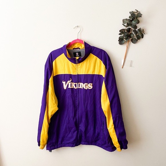 NFL Other - Vikings Fleece Lined Windbreaker Jacket Size 2X